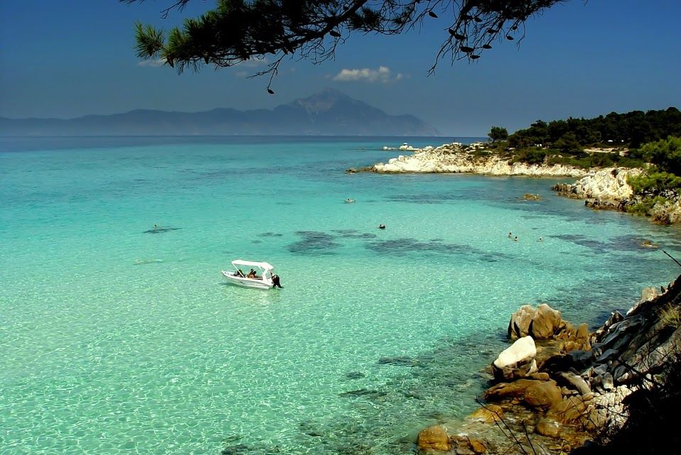 Breathtaking landscape of Sithonia, showcasing its beaches and greenery